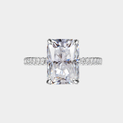 Felmeny Ice Flower Ring in Silver with Crystal