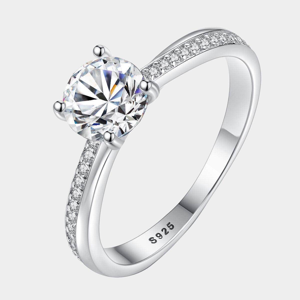 Felmeny Engagement II Ring in Silver with Zircon