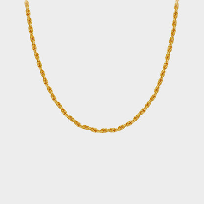 Felmeny Hemp Flowers Necklace in Silver