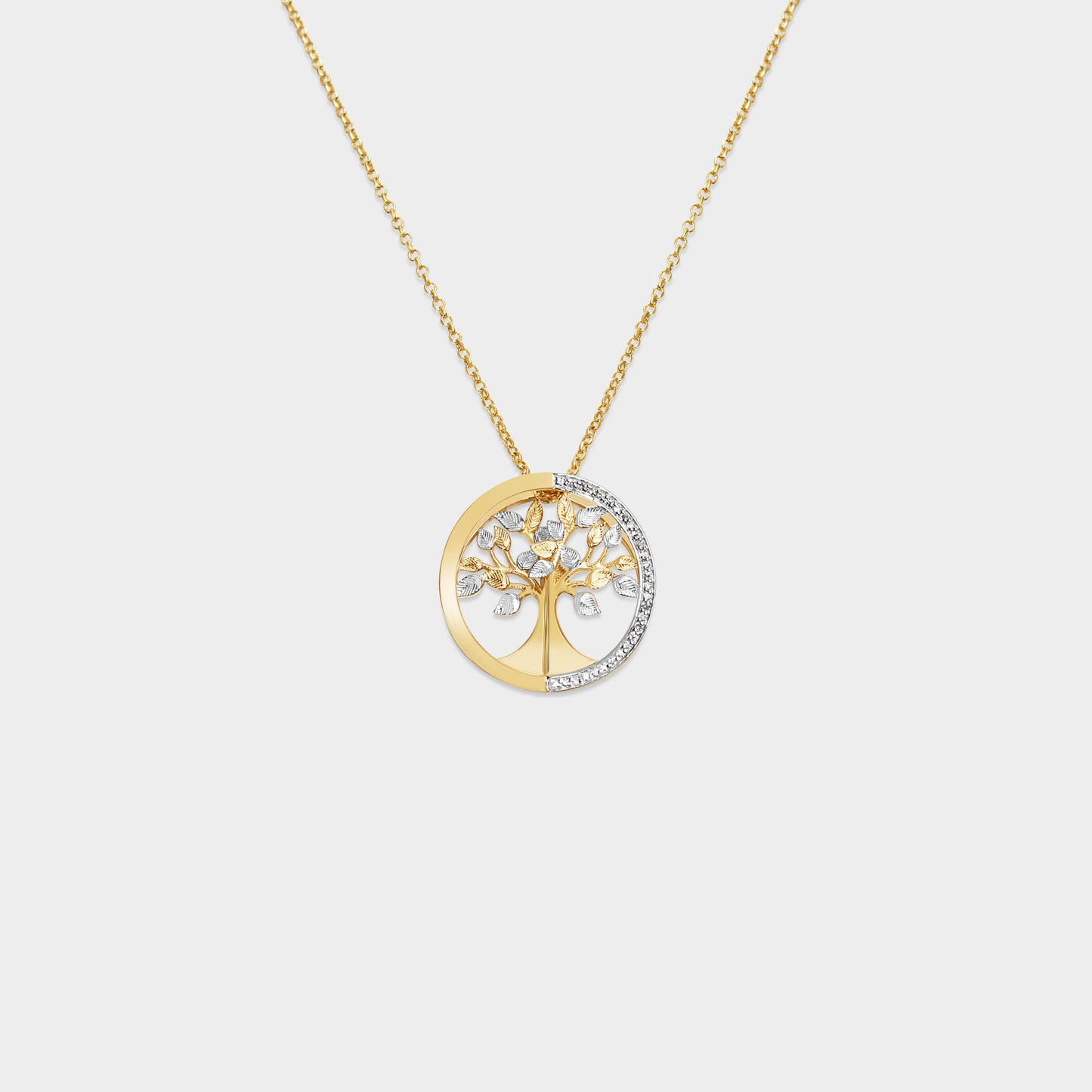 Felmeny Elysium Necklace in Gold with Diamonds