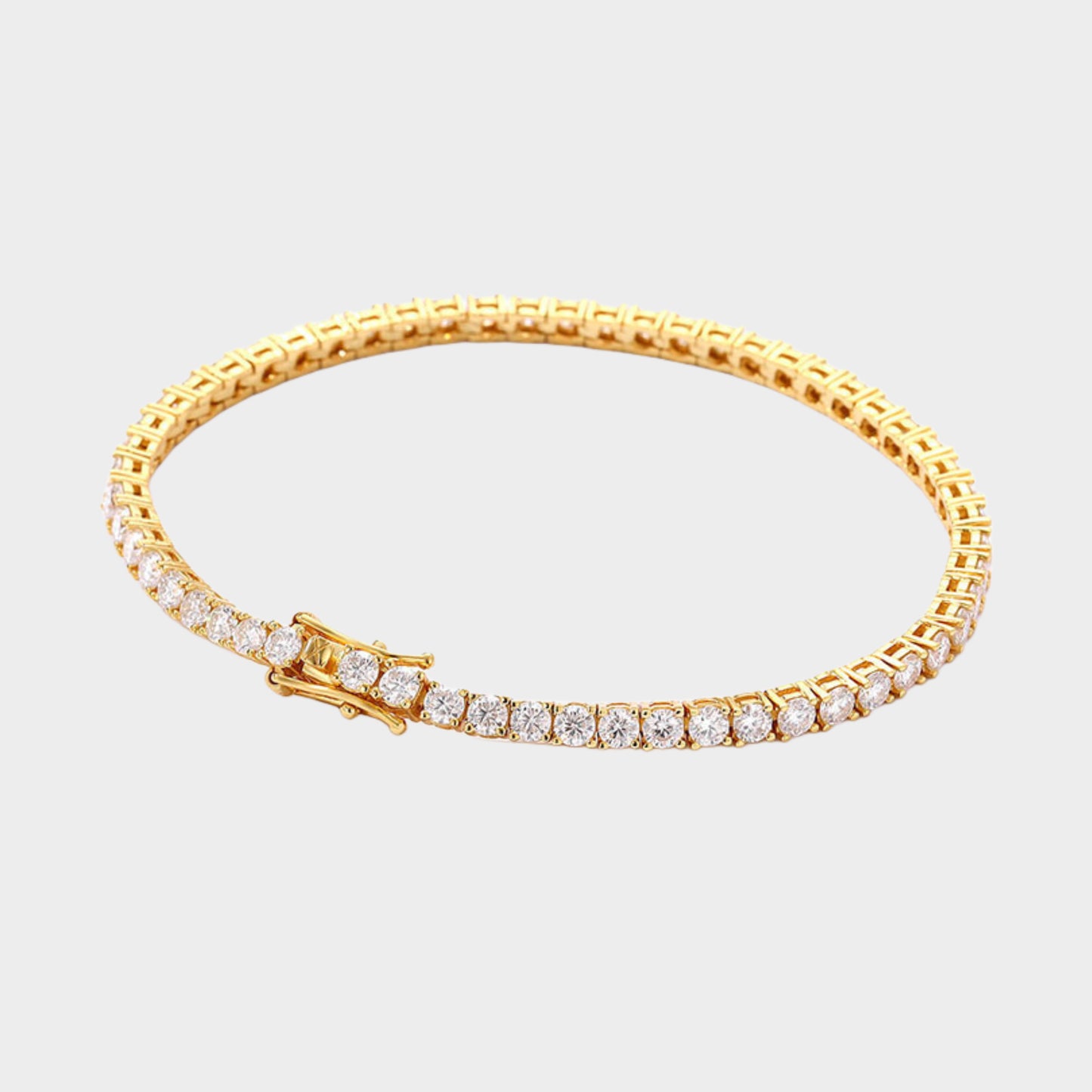 Felmeny Stelléa Bracelet in Silver with Moissanite