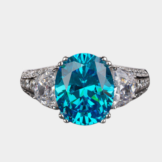 Felmeny Triadia Ring in Silver with Zircon