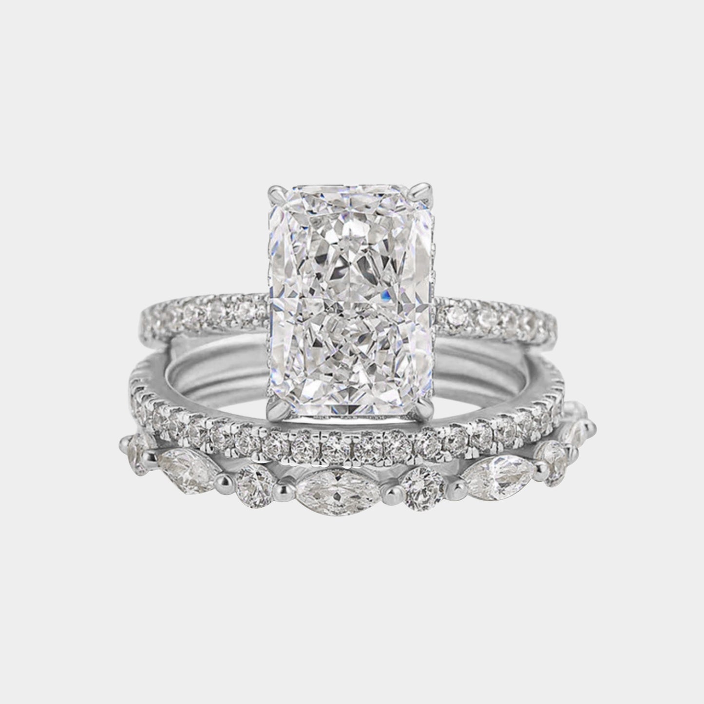 Felmeny Ice Flower II Ring in Silver with Zircon