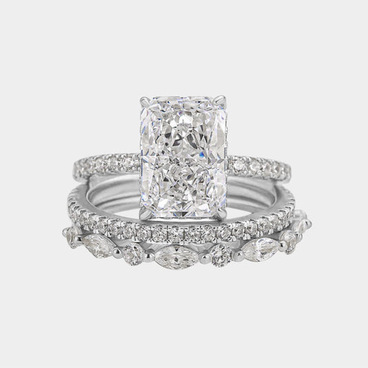 Felmeny Ice Flower II Ring in Silver with Zircon