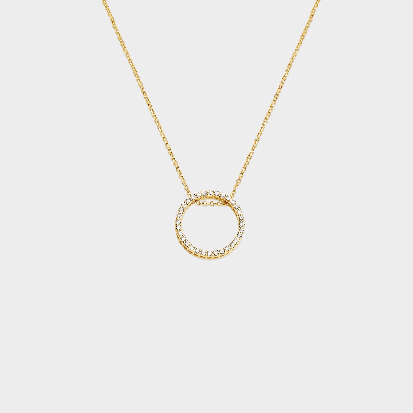 Felmeny Anello Necklace in Gold with Diamonds