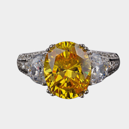 Felmeny Triadia Ring in Silver with Zircon