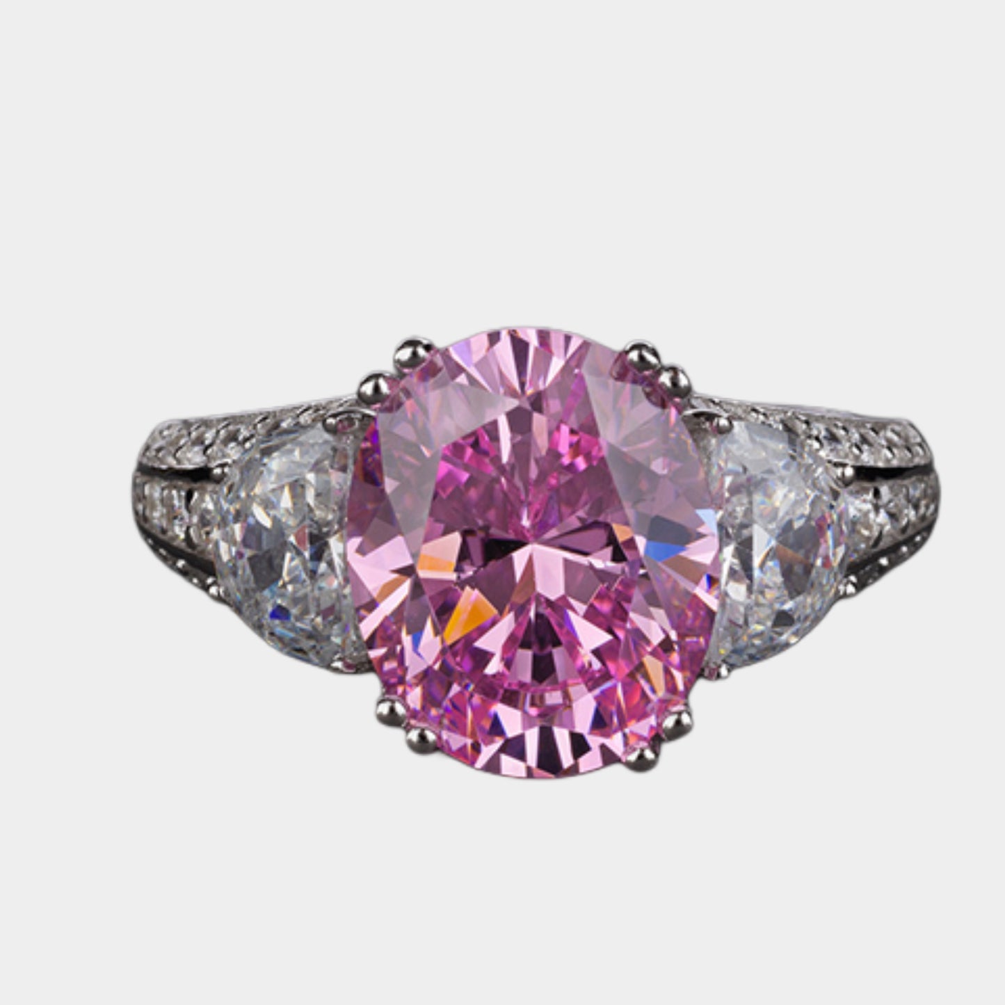 Felmeny Triadia Ring in Silver with Zircon