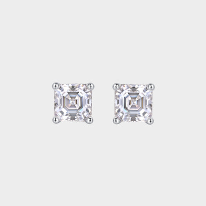 Felmeny Vivienne Earrings in Silver with Moissanite