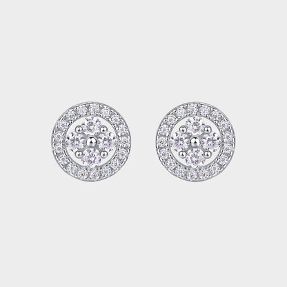 Felmeny Liora Earrings in Silver with Moissanite