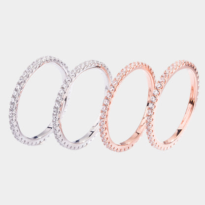 Felmeny Linéa Ring in Silver with Zircon