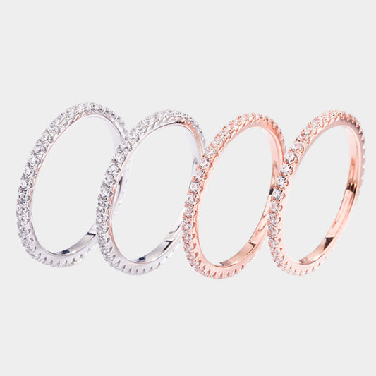 Felmeny Linéa Ring in Silver with Zircon