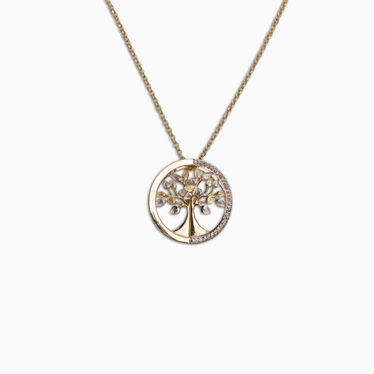 Felmeny Elysium Necklace in Gold with Diamonds