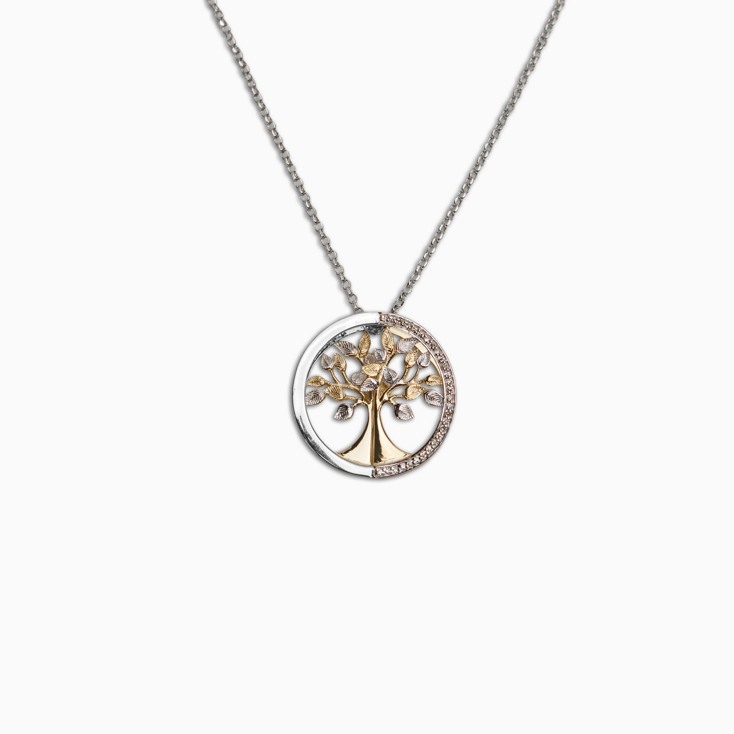 Felmeny Elysium Necklace in White Gold with Diamonds