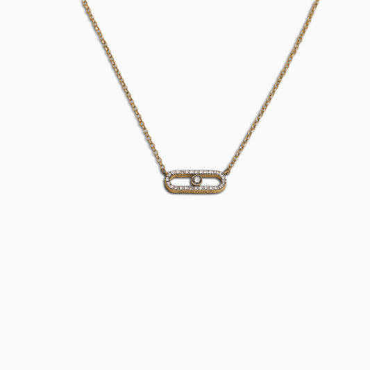 Felmeny Unity Necklace in Gold with Diamonds