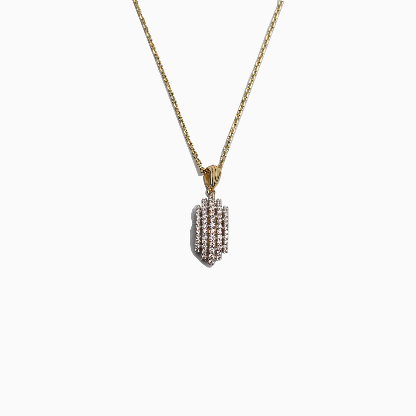 Felmeny Cascade Necklace in Gold with Diamonds