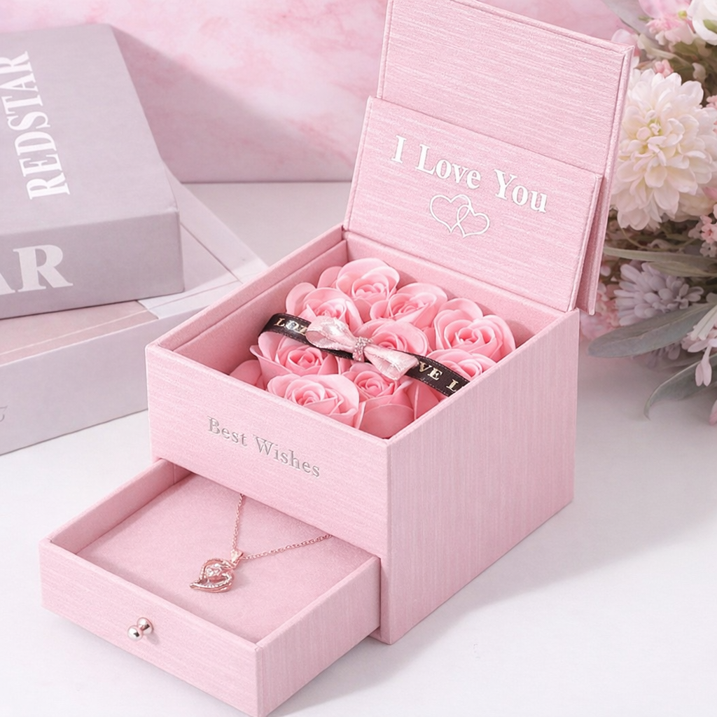 🎁 Double Life Rose Jewelry Packaging Gift Box (100% off)