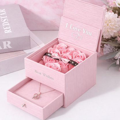 🎁 Double Life Rose Jewelry Packaging Gift Box (100% off)